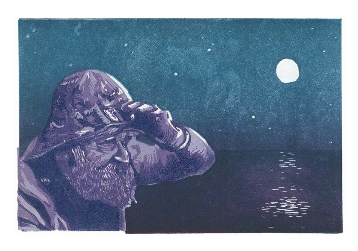 The Fisherman (greetings card)