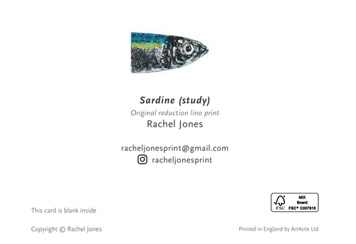 Mackerel - Greetings Card