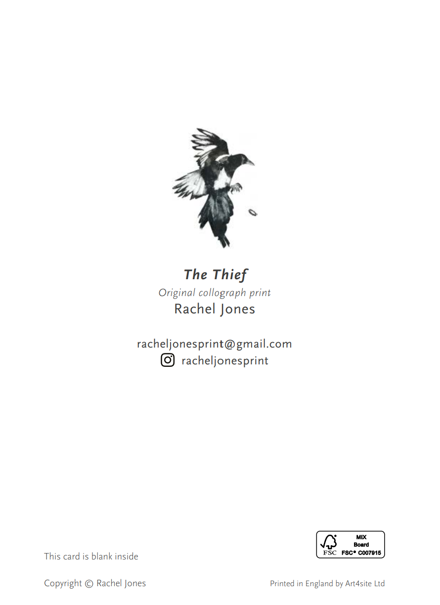 The Thief (magpie) - Greetings Card