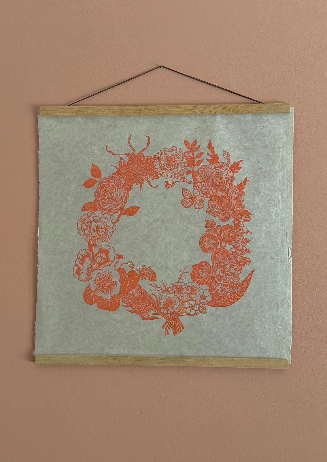 PREORDER Summer Blooms linocut