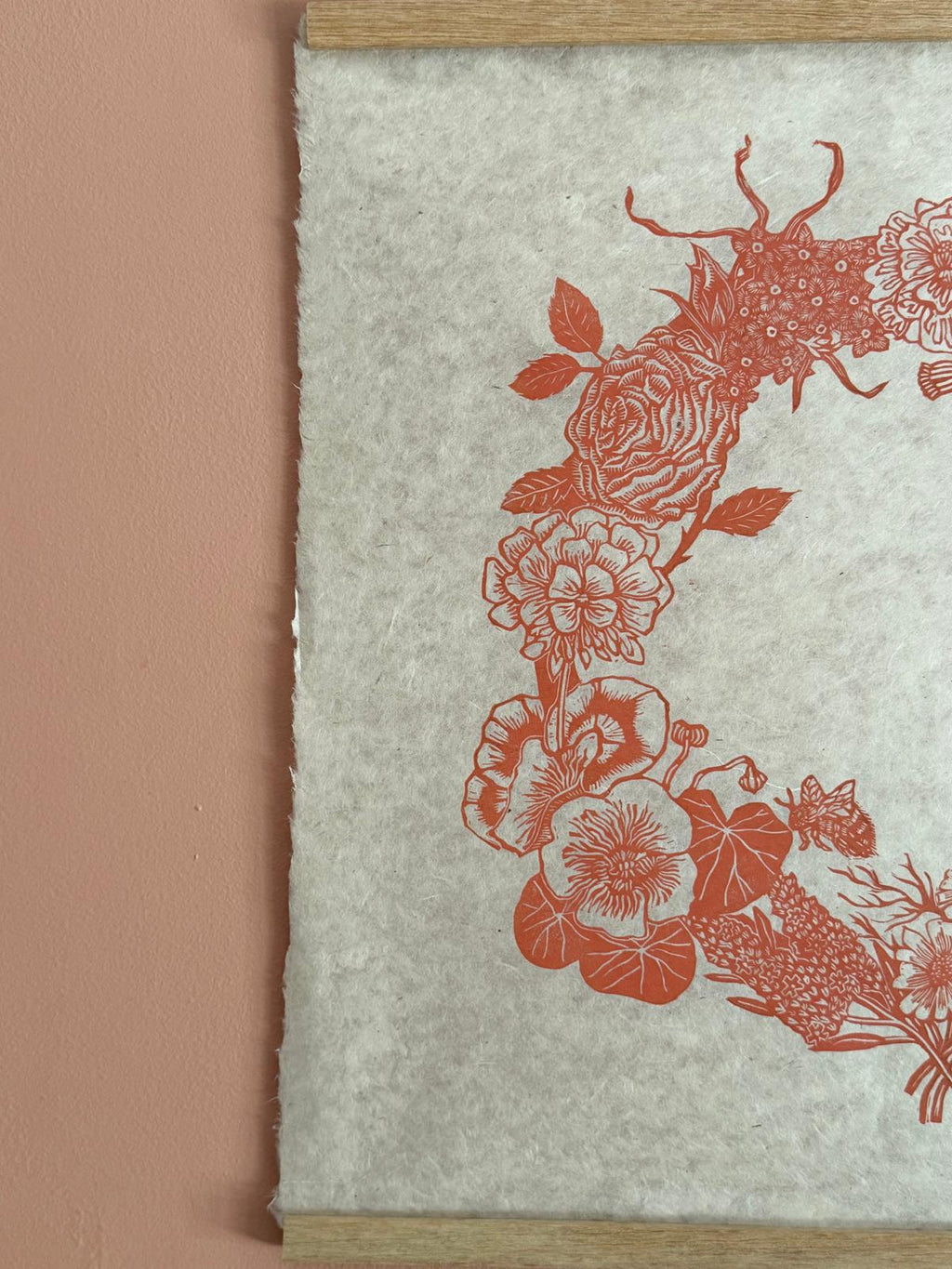 PREORDER Summer Blooms linocut