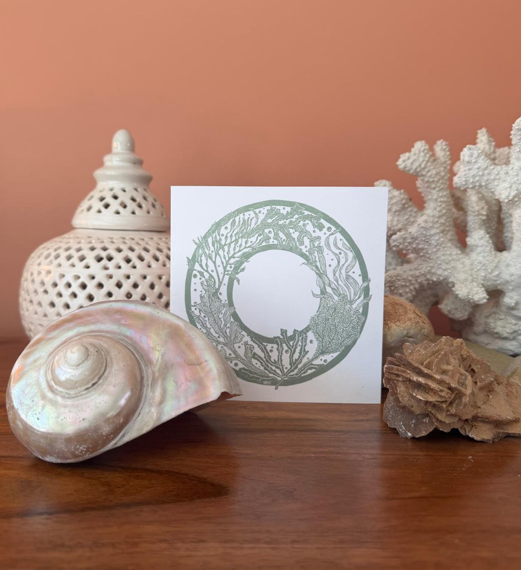 Seaweed Garland (greeting card)