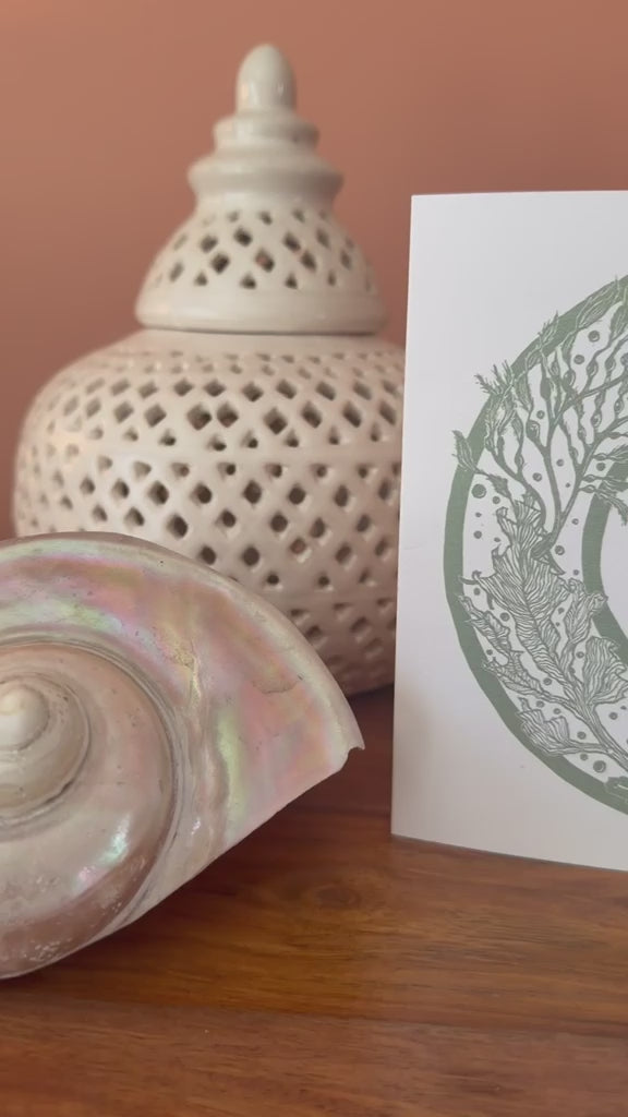 Seaweed Garland (greeting card)